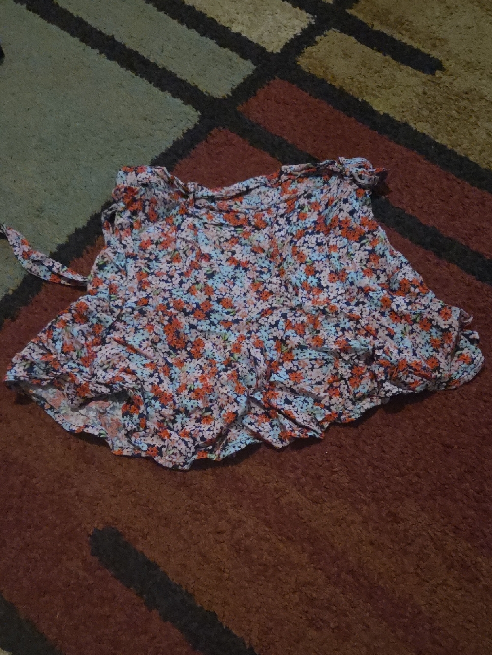 Small Floral Mini Skirt